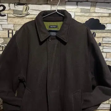 NAUTICA 브라운 코트 자켓