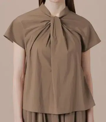 부인화보 게재 매킨토시 런던 코튼 나일론 스트레치 블라우스