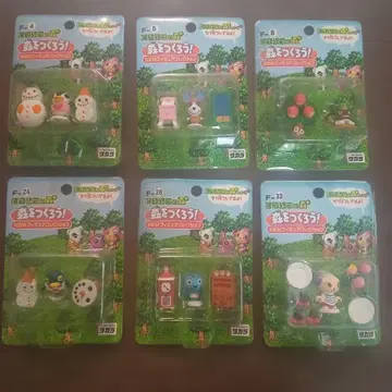 동물의 숲 NEW 피규어 컬렉션 6개 세트