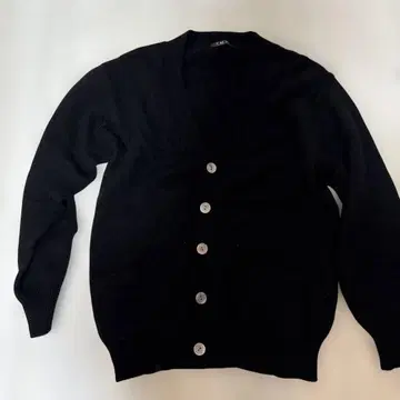 TMT 블랙 가디건 6 버튼