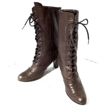 피티 Pitti 23EE 레이스업 롱 부츠