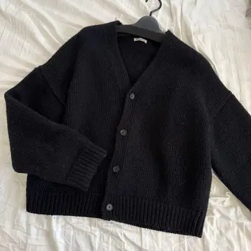 AURALEE (오라리) 가디건 블랙