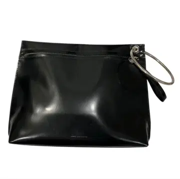 DRIES VAN NOTEN 패턴트 레더 백 후프 포함 백