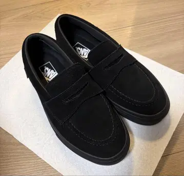 VANS 로퍼 스니커즈 블랙 스웨이드