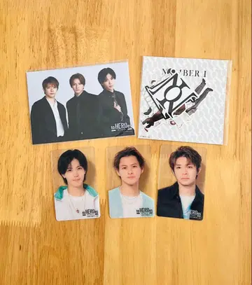 Number_i 사진 세트, 스티커 세트, 클리어 카드