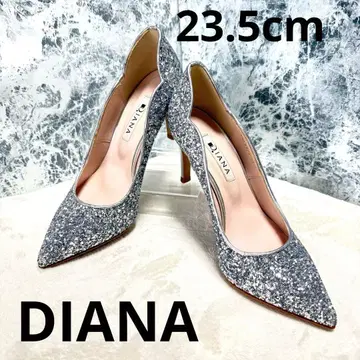 [ 새상품급 ] DIANA 다이애나 글리터 스틸레토 실버 23.5
