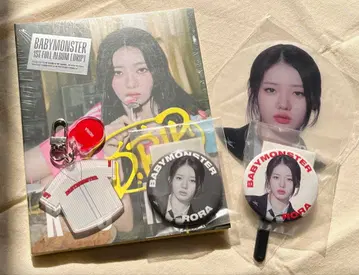 BABYMONSTER 베비몽 로라 롤라 캔뱃지 앨범 굿즈