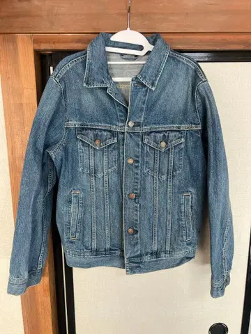 올드 UNIQLO XL 데님 자켓 블루