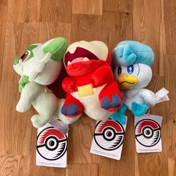 포켓몬 센터 스타팅 3체 봉제 인형 세트