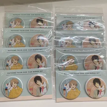 나츠메 우인장 캔뱃지 나츠메 타카시 타누마 카나메 8개 세트