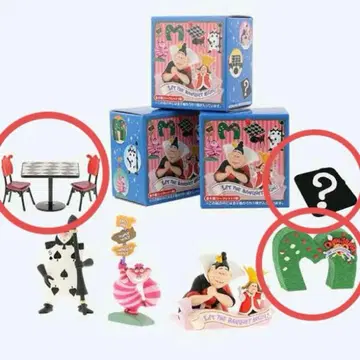 도쿄 디즈니랜드 랜덤 미니어처 피규어 앨리스 3세트