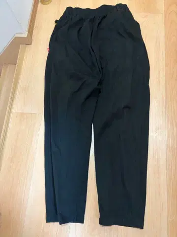 flutter 팬츠 블랙 M 테이퍼 플래터