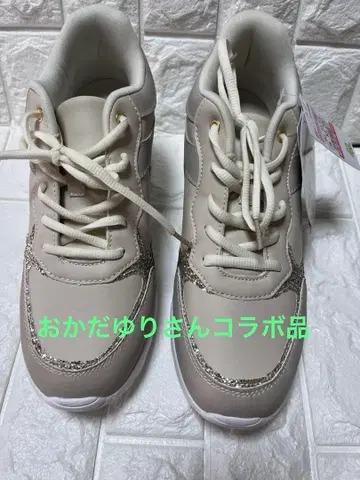 시마무라 x 오카다 유리 스니커즈 4L 사이즈 [미사용 새상품]