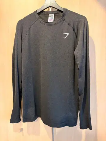 GYMSHARK 롱 슬리브 트레이닝 T셔츠 긴팔 그레이 S