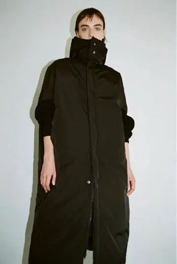 Mtmodelist Rib Knit Sleeve Down Coat