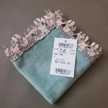 치카자와 레이스 시즌 타월 손수건 루돌프 그린