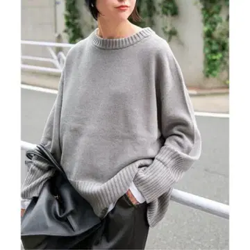 벌키얀 롱 리브 풀오버 니트