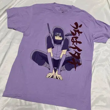 2007년 나루토 질풍전 이타치 아카츠키 라벤더 T셔츠 L