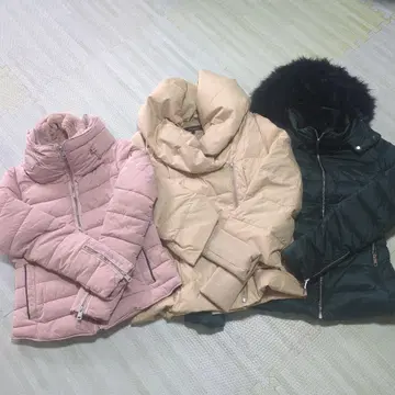 다운 자켓 XS, S 사이즈 3점 세트