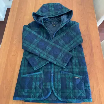 라벤햄 퀼팅 코트 블랙워치