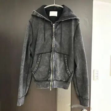 KAIKO 더블 지퍼 후드티 size 2 짧은 기장