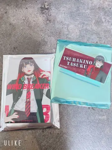 WIND BREAKER 츠바키노 스퀘어 캔뱃지 아크릴 네임 배치