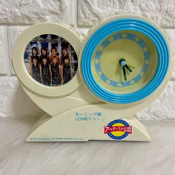 미사용 레어 모닝 오르골 겸 시계 러브 머신