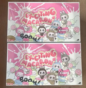 정품 POPMART LABUBU 마카롱 라부부 모듬 박스 2세트