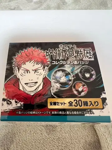 주술회전전 컬렉션 캔뱃지 전종 세트 box 전 30종입