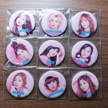 TWICE 캔뱃지 9개 세트