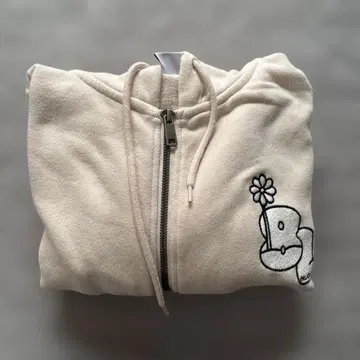 8LOOM 젤라피케 콜라보 지퍼 후드티 옅은 핑크 M 사이즈 후디