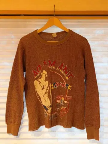 [빈티지] ADAM ANT US 투어 그래픽 롱 T 구제 의류