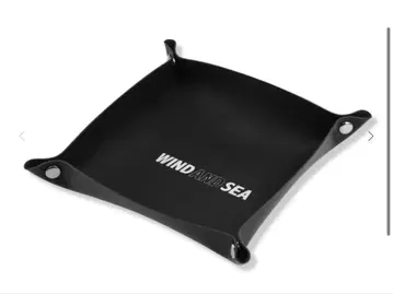 윈드앤씨 SEA LEATHER TRAY 블랙