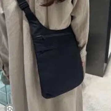 [ 미사용 ] muji lab 무지 라보 나일론 숄더백