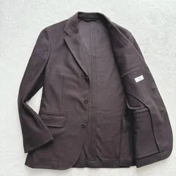 [ 새상품급 ] 유니버설 랭귀지 테일러드 자켓 린넨 혼방 브라운
