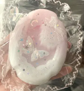 해외 스퀴즈 키라키라 파스텔 핑크