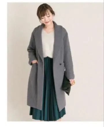 새상품급 어반리서치 로쏘 숄 오버코트 그레이