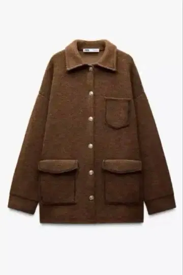 새상품급 [자라] 골드 버튼 니트 가디건 (미사용) 중고