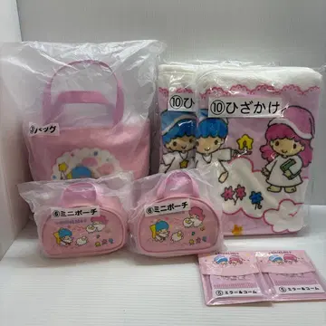 키키라라 복권 백, 미니 파우치, 거울&빗, 무릎 담요 7종 세트