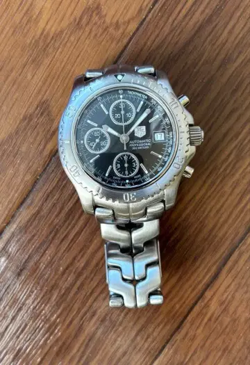 호이어 링크 크로노그래프 자동 태엽 남성용 손목시계 새상품급