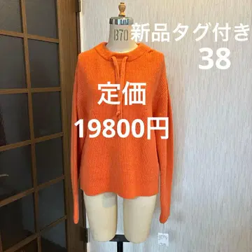 택 포함 새상품 여성용 니트 스웨터 38 정가 19800엔