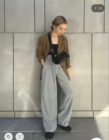 El mar 와이드 레그 스웨트 팬츠