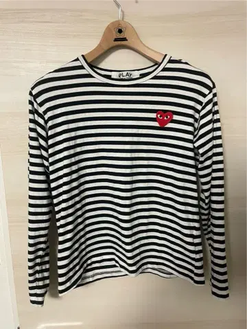 PLAY 스트라이프 긴팔 티셔츠