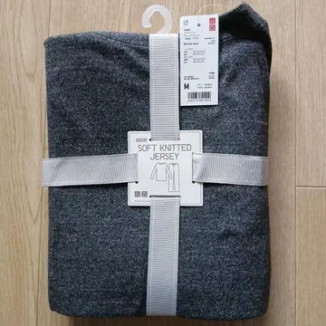 유니클로 소프트 니트 저지 세트 다크 그레이 M