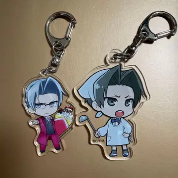 역전재판 역전검사 미츠루기 레이지 아크릴 키링