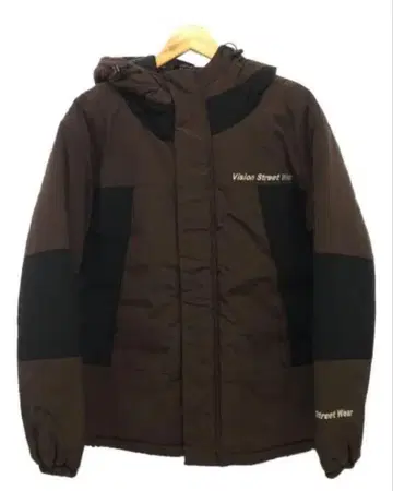 Vision Street Wear 브라운 다운 자켓