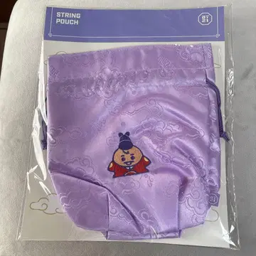 [미개봉 새상품] LINE FRIENDS 스트링 파우치 보라색