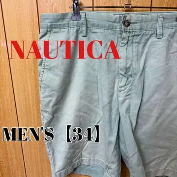 TM200 [US 수입] NAUTICA 숏팬츠 [남성용 34] 그린 계열