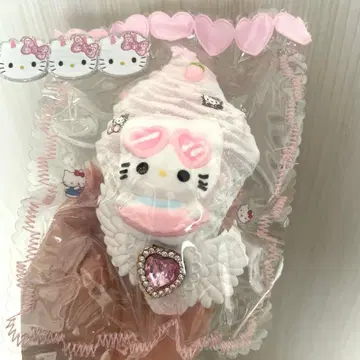 반짝반짝 소프트 아이스크림 스퀴즈 핑크 키티