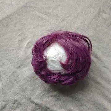 인형 가발 7-8인치 보라색